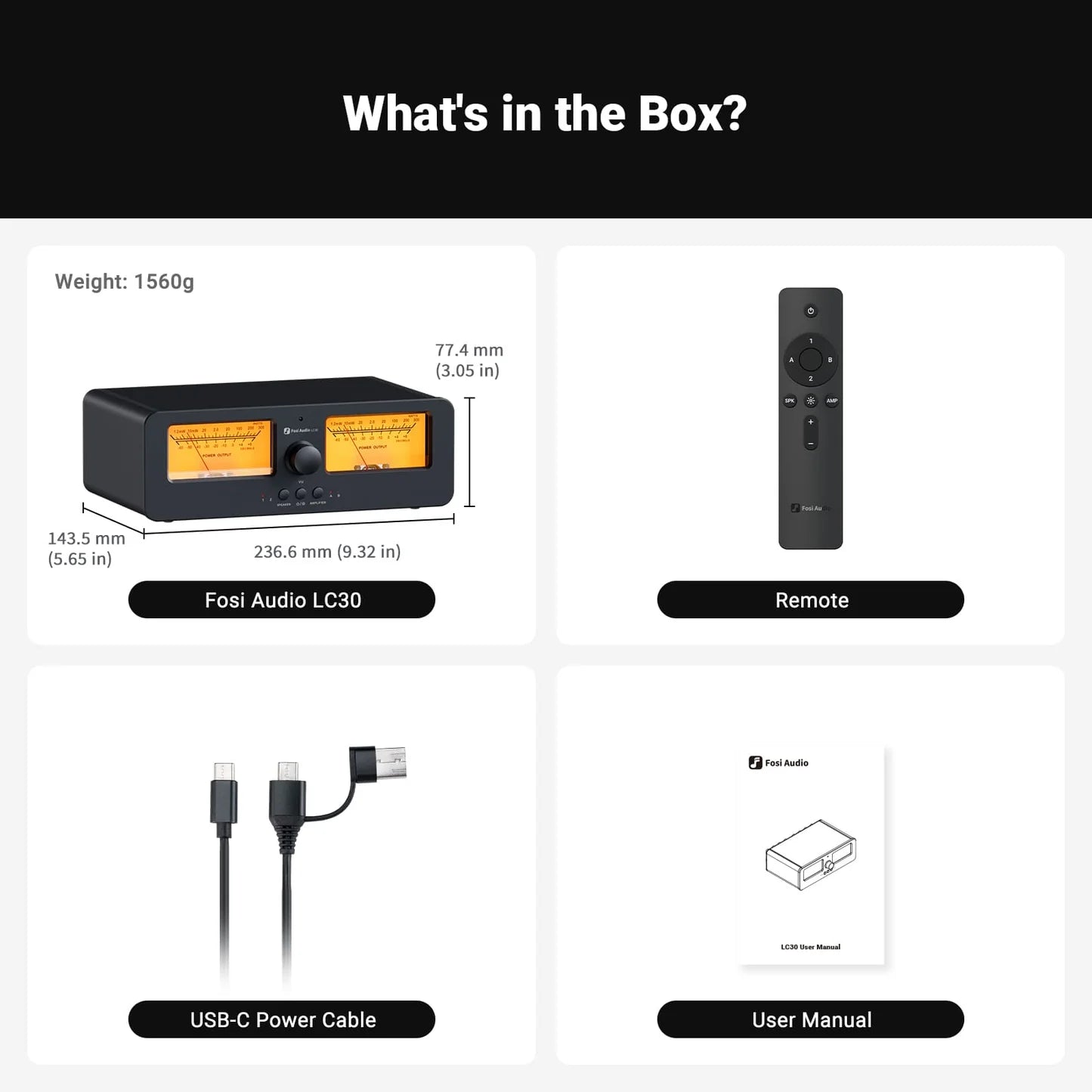 Fosi Audio LC30 - Open Box