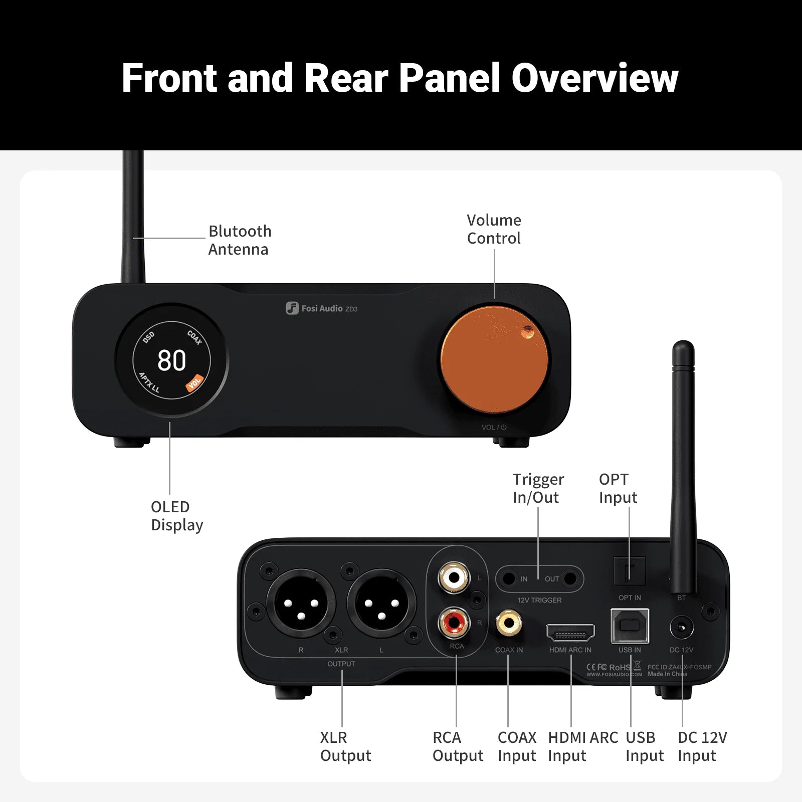 Fosi Audio ZD3 - Open Box