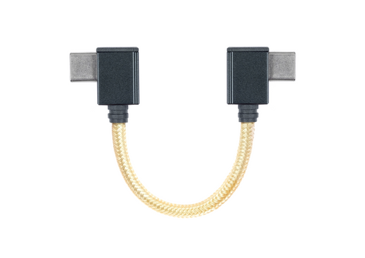 Cable USB-C a USB-C 90° OTG