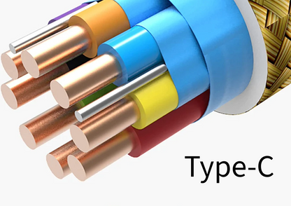 Cable USB-C a USB-C 90° OTG